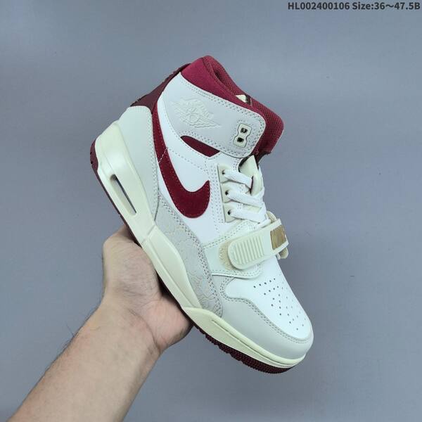 Nike Air Jordan Legacy 312 white / burgundy / cream 36~47.5 basketball