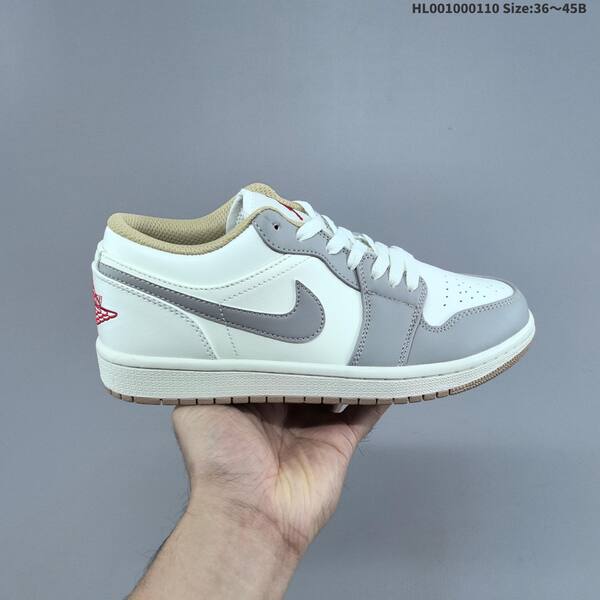 Jordan Air Jordan 1 Low white/grey/sail EU 36-45 casual