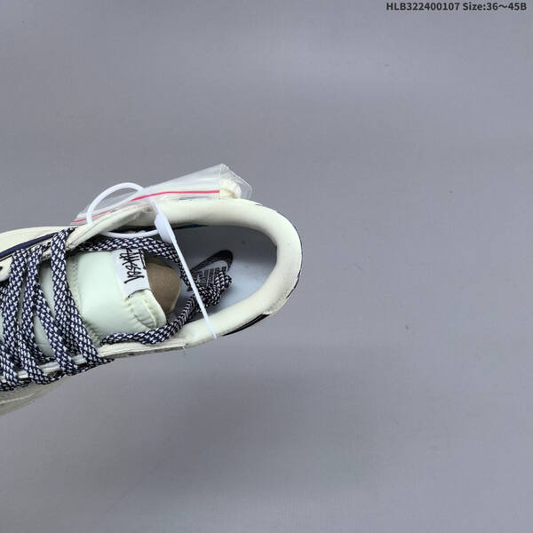 Nike Air Jordan 1 x Travis Scott cream/navy with Stussy script and blue laces 36~45B lifestyle