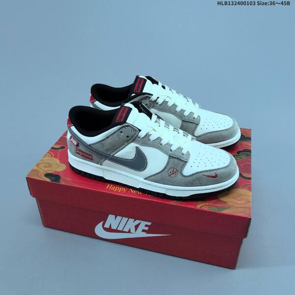 Nike SB Dunk Low sail red black white EU 36-45 skate shoe