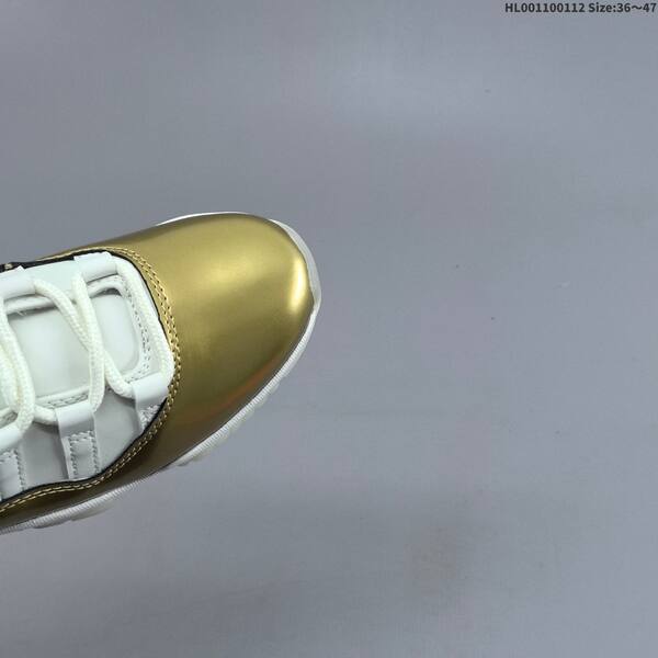 Jordan Air Jordan 11 Retro Low white / metallic gold 36~47 basketball
