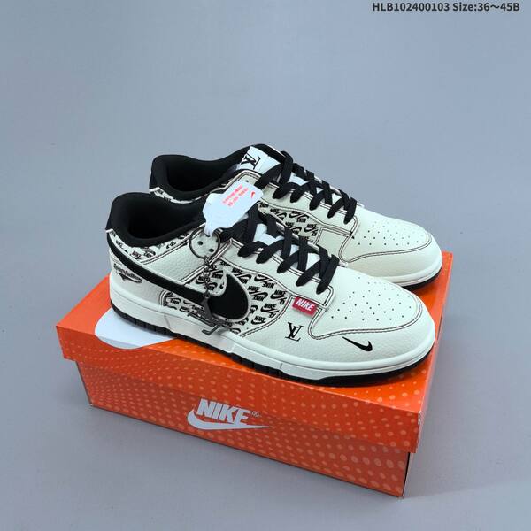 Nike Dunk Low off white grey navy red EU 36-45 skate shoe