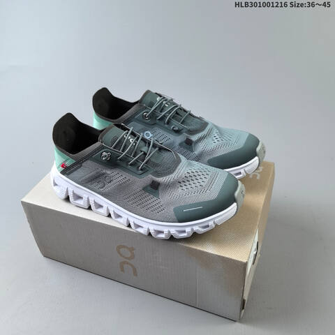 On Running Cloud 6 Coast White Black EU 36-45 Running Shoe Running Sneakers - Unisex (BS-69740)