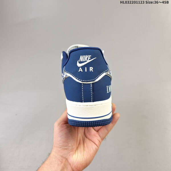 Nike Air Force 1 07 LV8 DF0188 103 sail navy blue white EU 36 45 sneaker EU 36-45