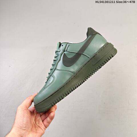 Nike Air Force 1 07 Dark Green Olive Green Yellow EU 36-47 Sneaker - Unisex (BS-62770)