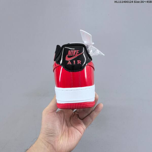 Nike Air Force 1 07 black red white EU 36-45 sneaker