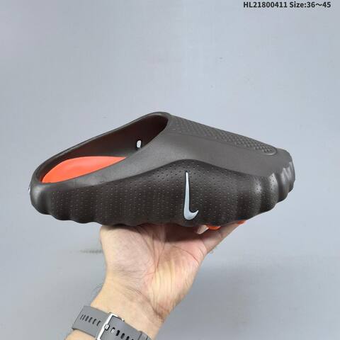 Nike Mind 001 Black Orange Grey EU 36-45 Slides - Unisex (BS-60810)