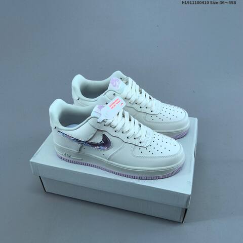 Nike Air Force 1 07 Low Off White Light Purple Pink Blue EU 36-45 Sneaker - Unisex (BS-60835)