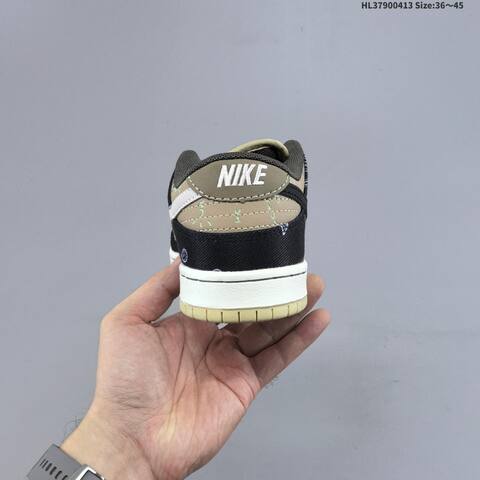 Nike Travis Scott x SB Dunk Low black khaki white beige EU 36-45 skate