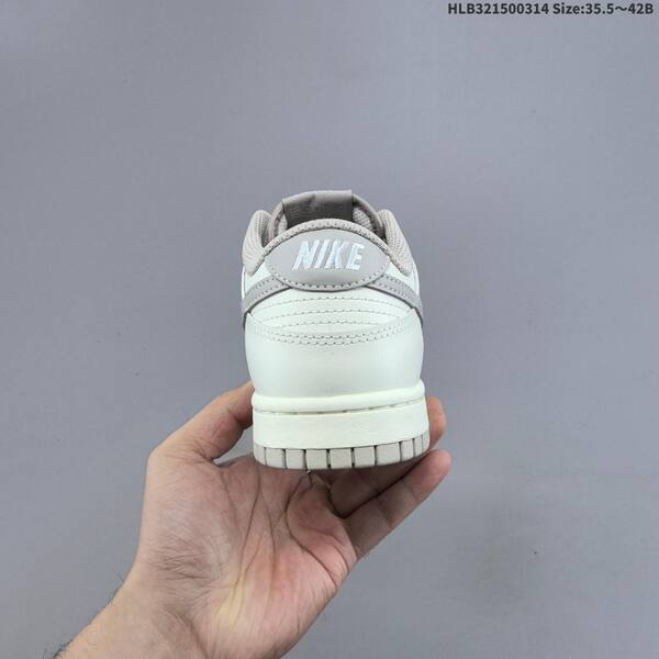 Nike SB Dunk Low off white light grey sail 35 5 42 skate shoe