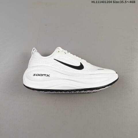 Nike Vomero Plus ReactX Air Zoom White Black Grey EU 35 5-46 Running Shoe - Unisex (BS-62837)