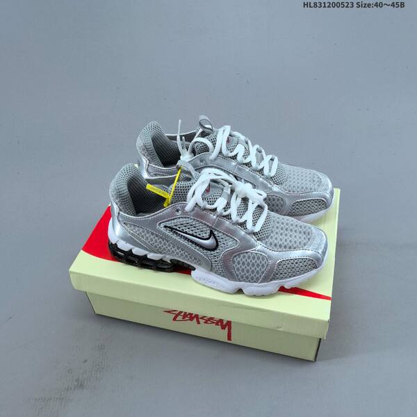 Nike Stussy x Air Zoom Spiridon Cage 2 beige black white EU 36 45 sneaker EU 36-45