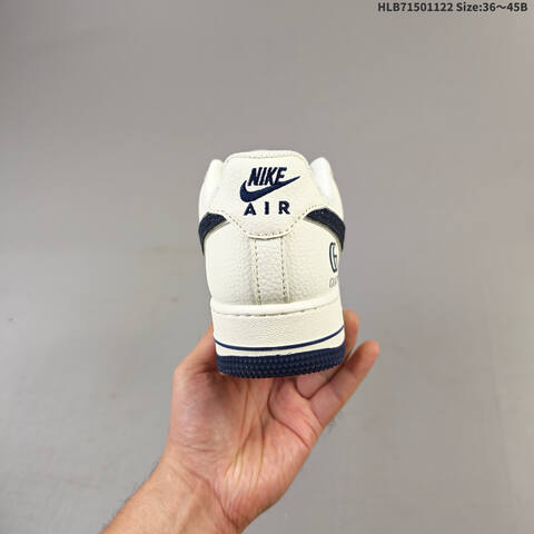 Nike Air Force 1 07 Low Off White Navy Blue EU 36-45 Sneaker - Unisex (BS-63271)