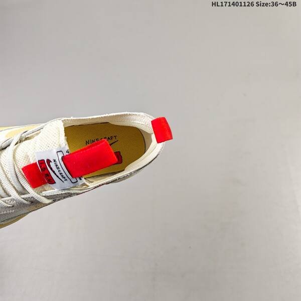 Nike Tom Sachs General Purpose Shoe white light grey pale yellow red EU 36-45 sneaker