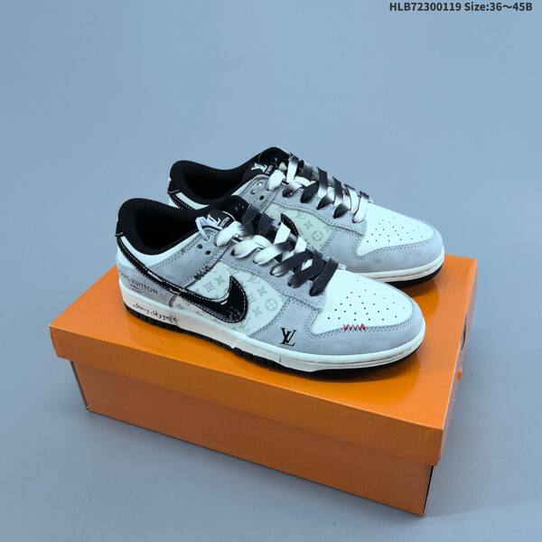 Nike Dunk Low off white grey red black EU 36-45 skate shoe
