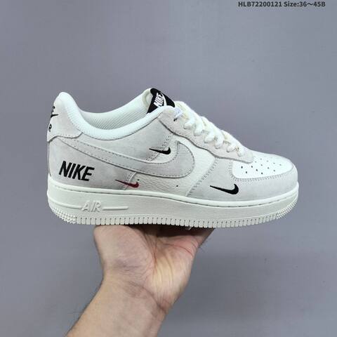 Nike Air Force 1 07 LV8 White Navy Red EU 36-45 Sneaker - Unisex (BS-61859)