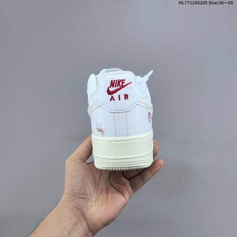 Nike Air Force 1 07 Low Join Forces IQ1143 100 White Sail Green Red Pink EU 36-45 Sneaker - Unisex (BS-61523)