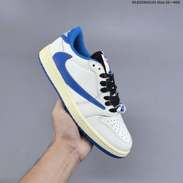 Nike Air Jordan 1 Low OG white/blue/black 36~46 casual