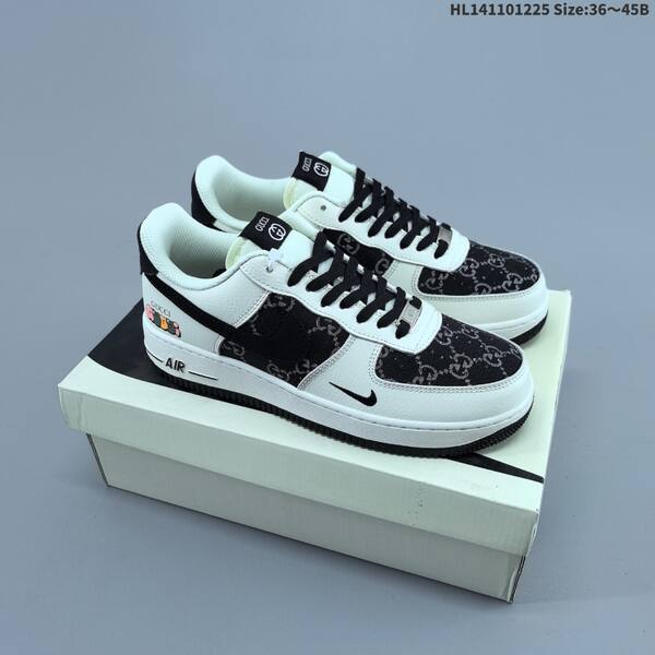 Nike Air Force 1 07 white grey red EU 36-45 sneaker