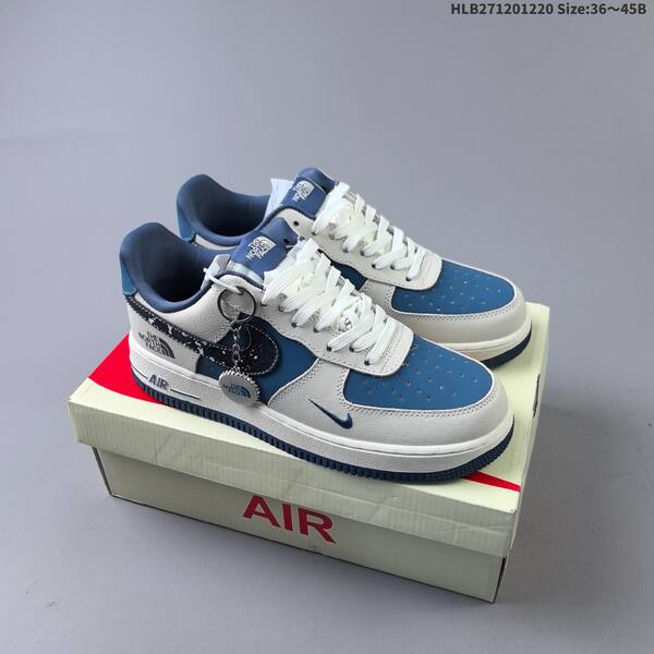 Nike Air Force 1 07 LV8 Light Blue Off White Red EU 36-45 sneaker