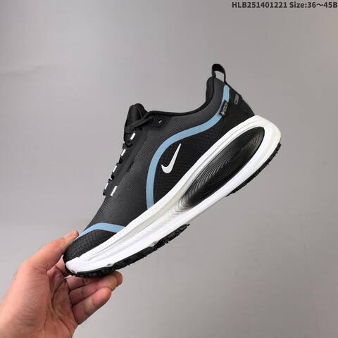Nike Vomero 18 GTX Black White Light Blue EU 36-45 Running Shoe - Unisex (BS-62527)
