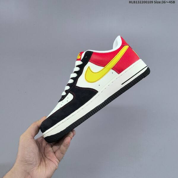 Nike Air Force 1 07 LV8 light brown dark brown red EU 36-45 sneaker