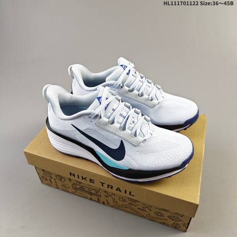 Nike ReactX Pegasus Trail 6 White Navy Purple Blue EU 36-45 Trail Shoe - Unisex (BS-63252)
