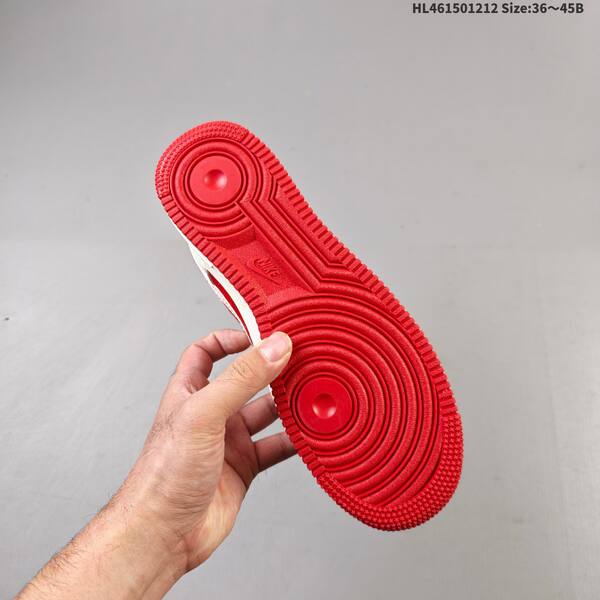 Nike Air Force 1 07 LV8 off white red yellow EU 36-45 sneaker
