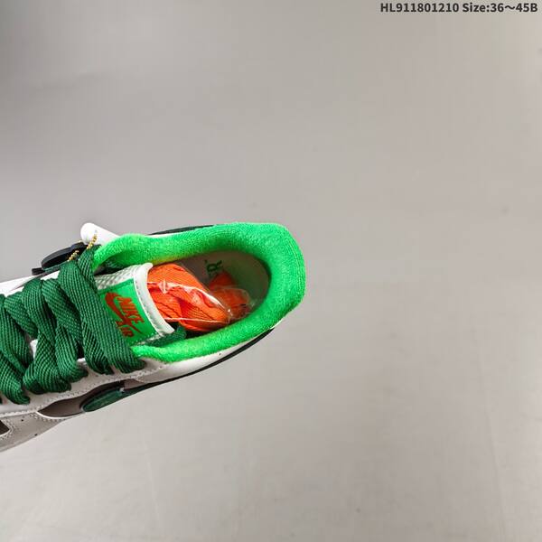 Nike Air Force 1 Low white dark green bright green orange EU 36-45 sneaker