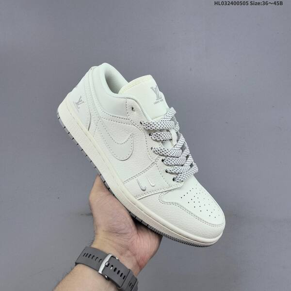 Nike Air Jordan 1 Low off white light grey EU 36-45 sneaker