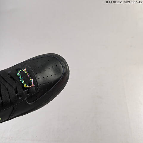 Nike Air Force 1 07 Black Neon Green EU 36-45 Sneaker - Unisex (BS-62953)