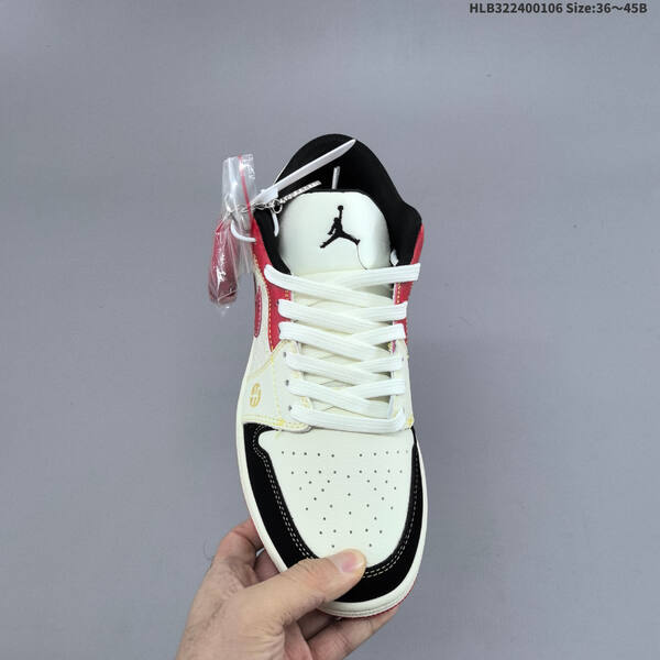 Jordan Air Jordan 1 Low white/black/red EU 36-45 casual