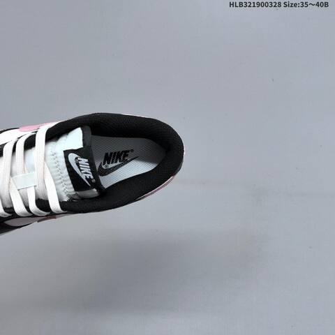 Nike Dunk Low Black Light Pink White EU 35-40 Skate Shoe - Unisex (BS-61071)