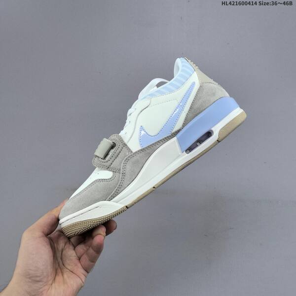 Nike Air Jordan Legacy 312 Low white/grey/light blue 36~46B basketball