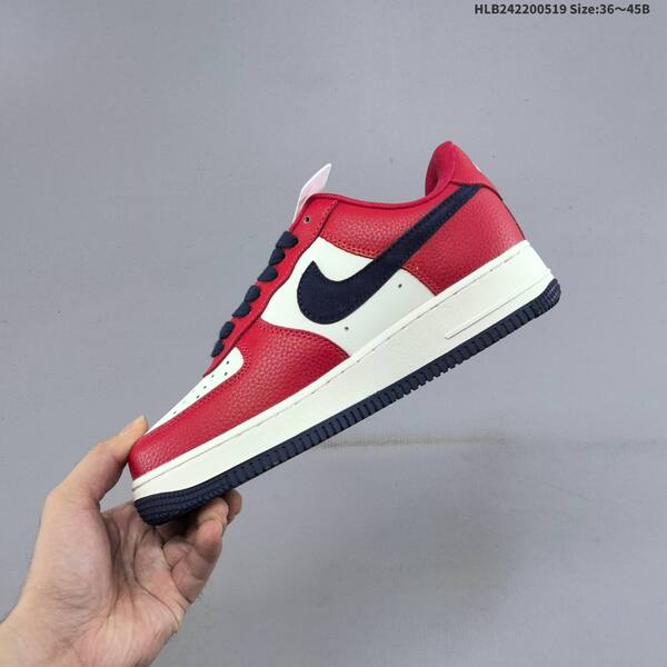 Nike Air Force 1 07 LV8 DW8806-016 red white navy blue EU 36-45 skate shoe