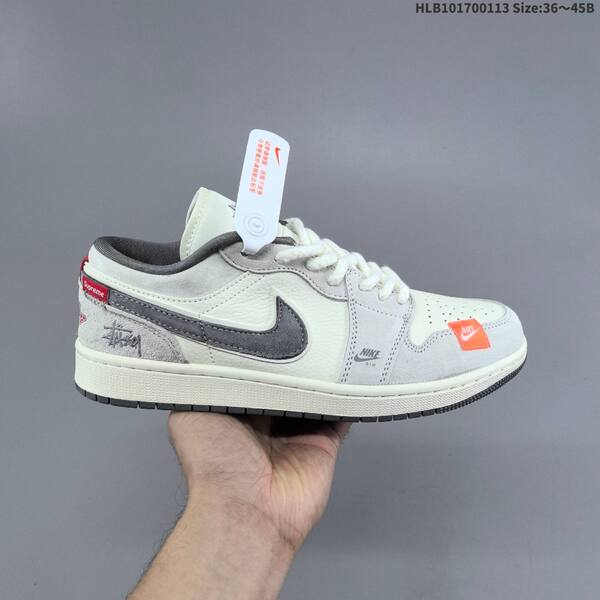 Nike Air Jordan 1 Low navy blue / white / gray EU 36~45 lifestyle
