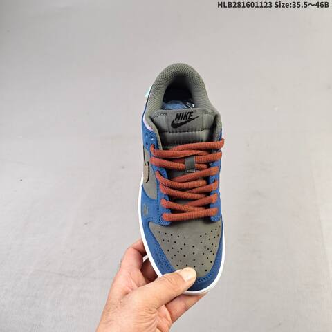 Nike SB Dunk Low Blue Grey Orange Purple Brown EU 35 5-46 Skate Shoe - Unisex (BS-63229)