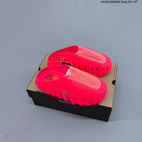 Nike Nocta Mind 001 Slide Black Bright Red EU 36-47 Slides - Unisex (BS-60004)