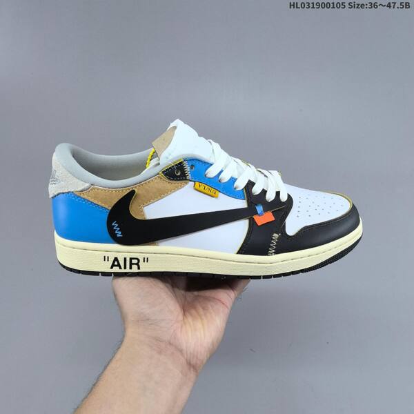 Jordan Air Jordan 1 Low x Travis Scott Reverse Mocha / white / black / blue / red 36~47.5 lifestyle