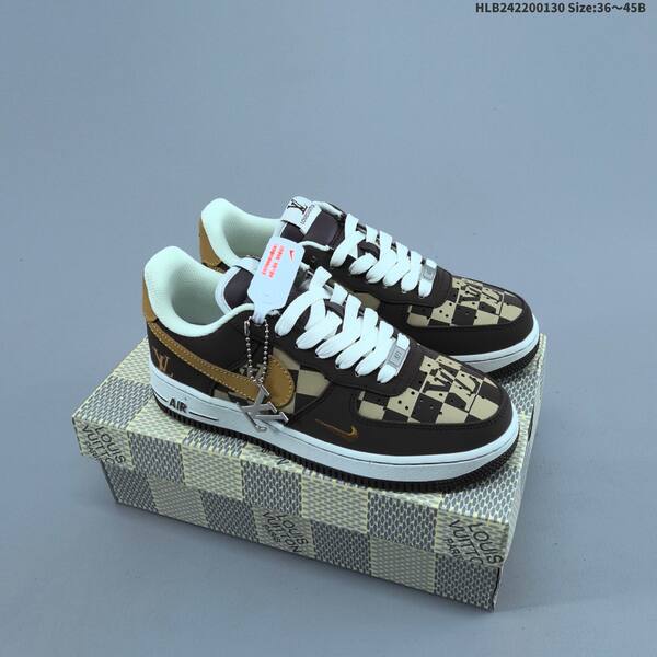 Nike Air Force 1 07 LV8 brown white olive EU 36-45 sneaker