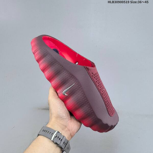 Nike Mind 001 burgundy red silver EU 36-45 slides