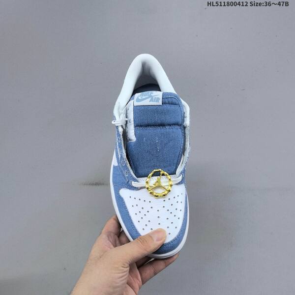 Jordan Air Jordan 1 Low blue denim/white 36~47B lifestyle