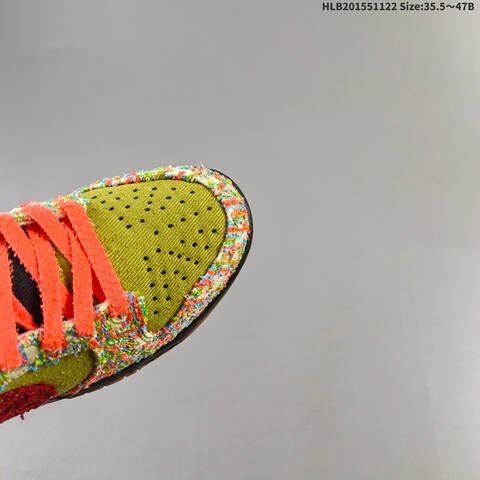 Nike SB Dunk Low Orange Red Green Multicolor EU 35 5-47 Skate Shoe - Unisex (BS-63270)