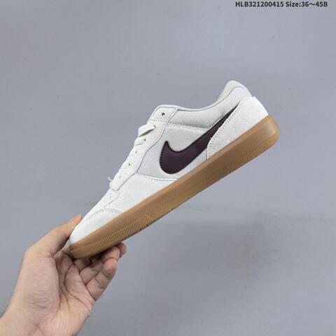 Nike SB Force 58 Light Grey Dark Brown Gum EU 36-45 Skate Shoe - Unisex (BS-60728)