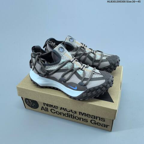Nike ACG Mountain Fly Low GTX SE Grey Black Blue Green White Red EU 36-45 Trail Shoe - Unisex (BS-61442)