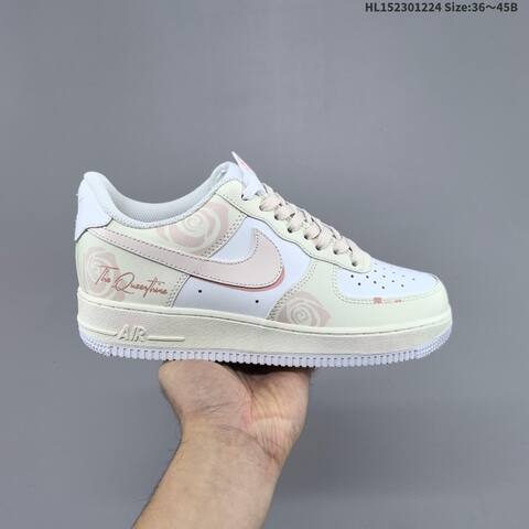 Nike Air Force 1 Low 07 Light Beige White Light Pink EU 36-45 Sneaker - Unisex (BS-62481)