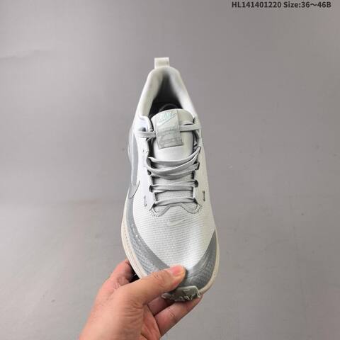 Nike Vomero 18 GTX ReactX Air Zoom Light Grey White Silver EU 36-46 Running Shoe - Unisex (BS-62535)