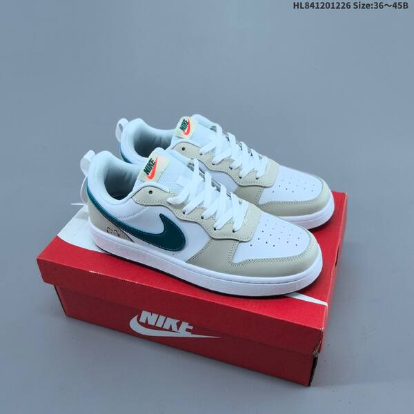 Nike Court Borough Low 2 pale yellow light blue purple white EU 36-45 skate shoe
