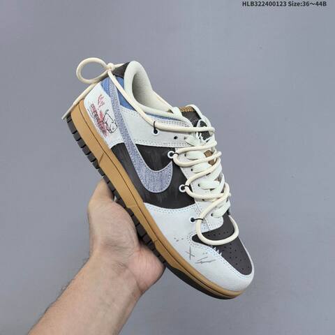 Nike Dunk SB Low Off White Black Blue Brown EU 36-44 Skate Shoe - Unisex (BS-61807)