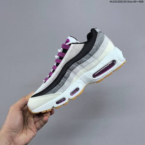 Nike Air Max 95 SP White Grey Black Purple Gum EU 40-46 Sneaker - Men's (BS-61636)